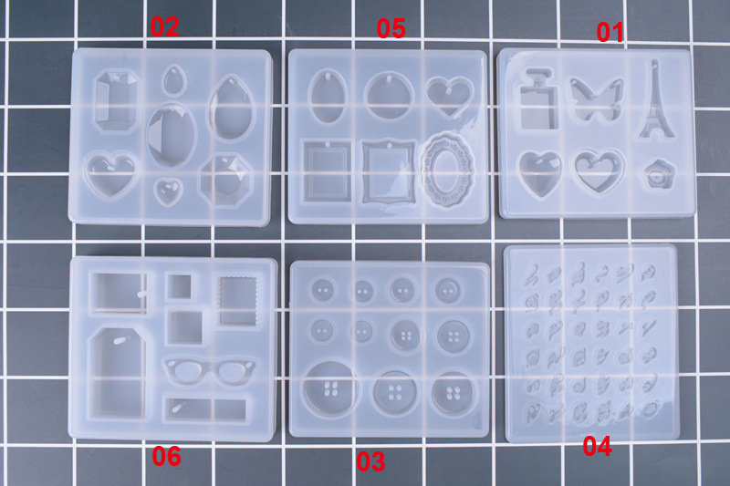 6 Designs Silicone Resin Mold  - Silicone Epoxy Resin Molds Set review and price