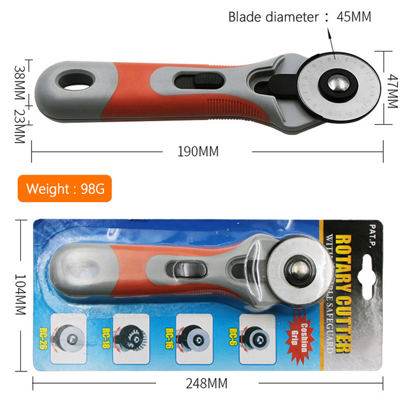 Leather Craft Cutter 45mm Rota - Rotary Cutter For Fabric 45Mm review and price