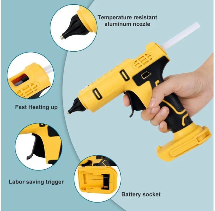 Cordless Electric Handheld Hot - Hot Melt Glue Gun Cordless review and price