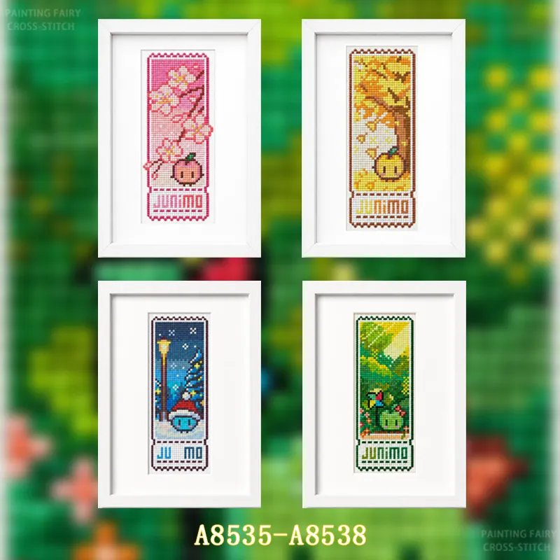 [A-Four Seasons Series]Beginne - Cross Stitch Stamped Kits Beginners review and price