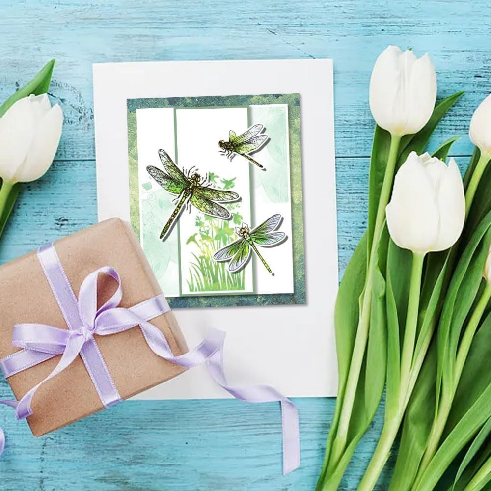 Dragonfly Clear Stamps for DIY - Clear Silicone Stamps For Card Making review and price