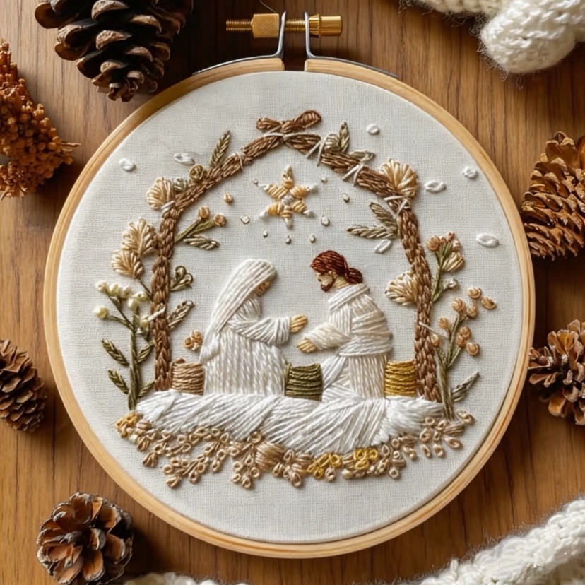 Jesus Birth Christmas Embroide - Cotton Embroidery Thread Skeins review and price