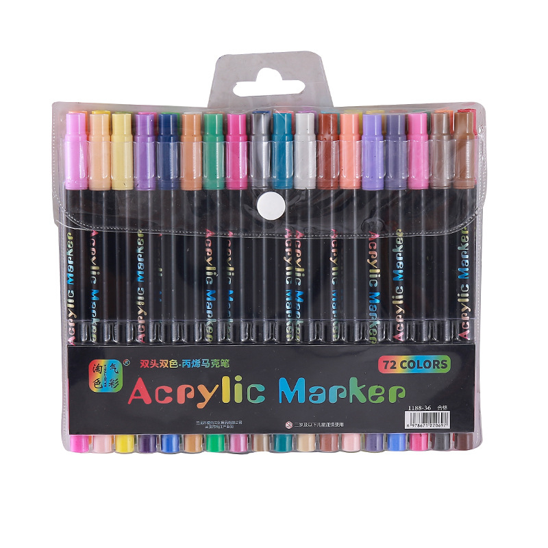 24-120 Colors Dual Tip Acrylic - Painting Supplies review and price