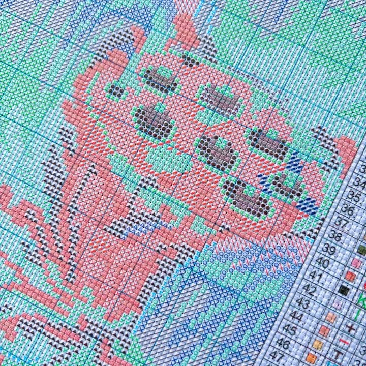 [[CC5130-66 Route Christmas Re - Cross Stitch Stamped Kits Beginners review and price