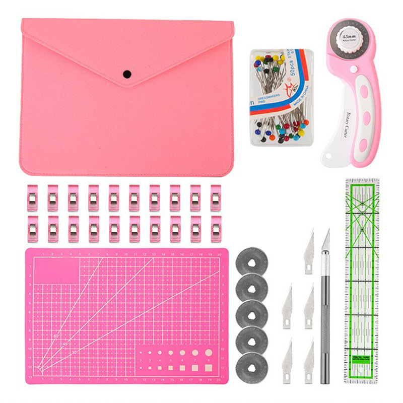 Rotary Cutter Set Pink - Quilt - Rotary Cutter For Fabric 45Mm review and price