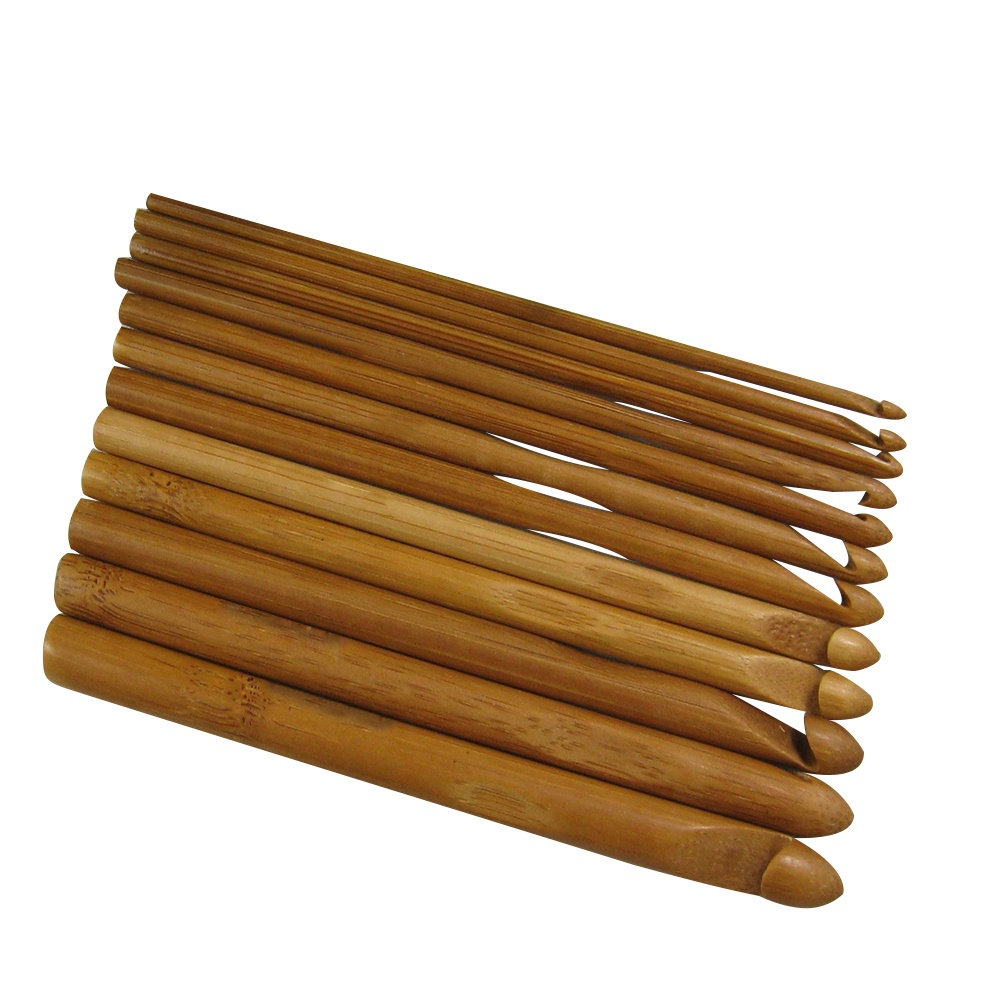 12Pcs Wood Knitting Needles Se - Wooden Crochet Hooks Ergonomic Handle review and price